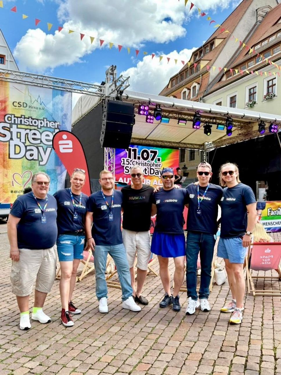 railbow beim CSD Pirna 2026